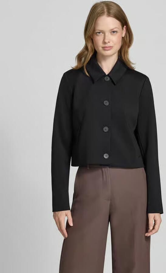 Comma Regular fit blazer met steekzakken