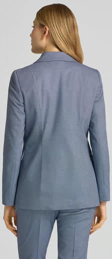 Comma regular fit blazer met viscose