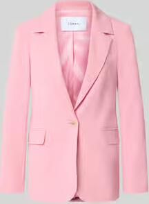 Comma regular fit blazer van viscosemix met klepzakken
