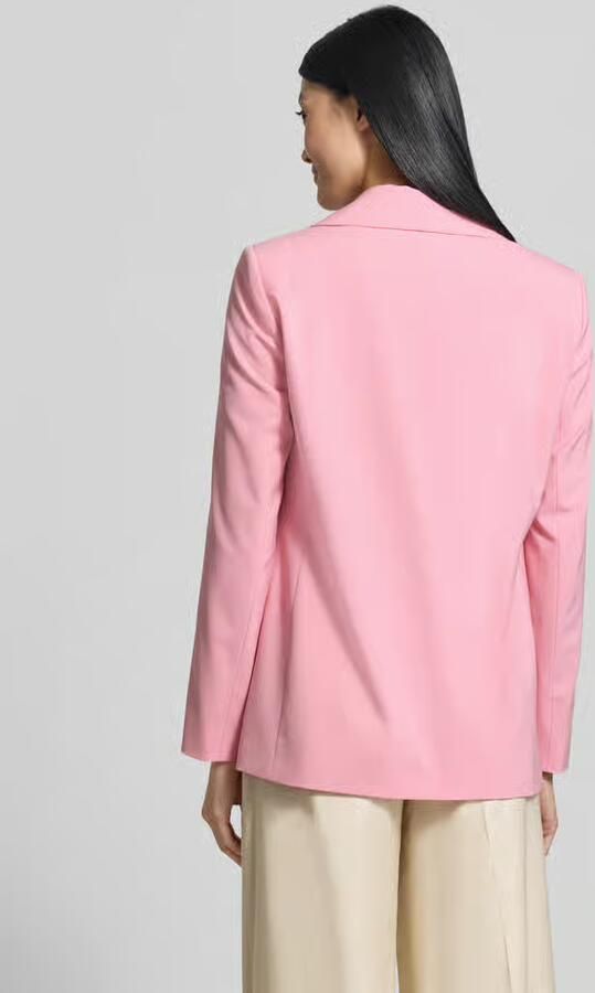 Comma regular fit blazer van viscosemix met klepzakken - Foto 3