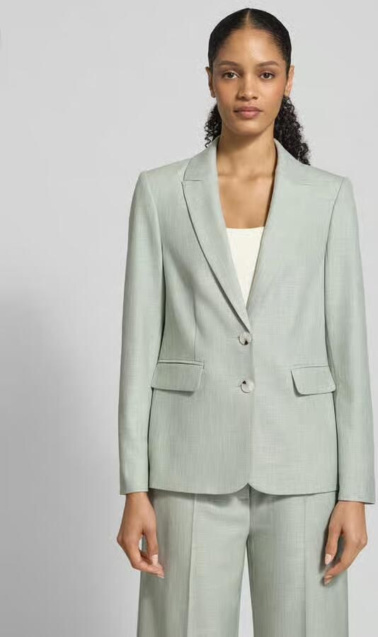 Comma Regular fit Blazer van Viscosemix met Reverskraag - Foto 7
