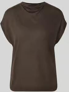 Comma regular fit blouse van lyocellmix