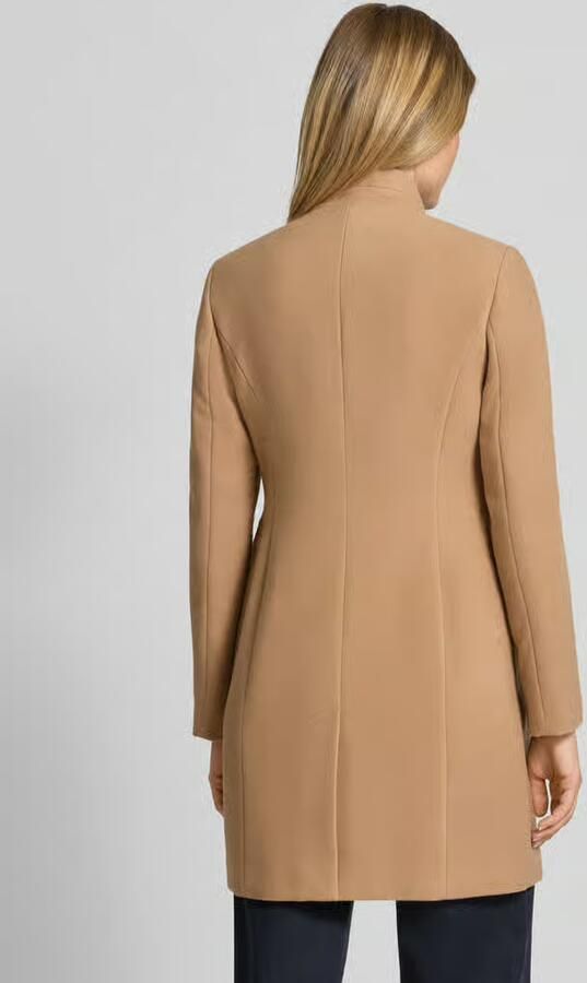 Comma Regular fit lange jas met viscose