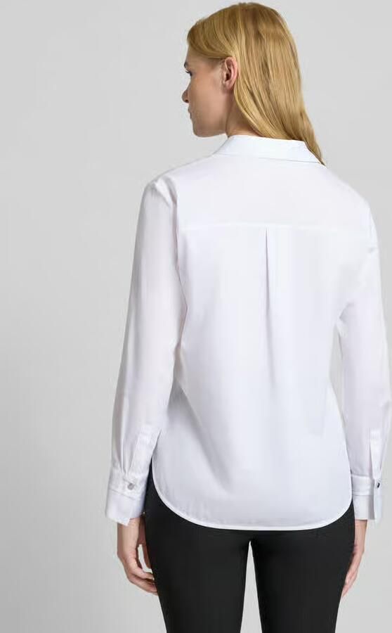 Comma Regular fit overhemdblouse met borstzak