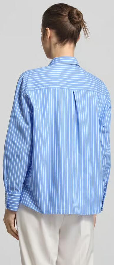 Comma Regular fit overhemdblouse met siersteentjes - Foto 6