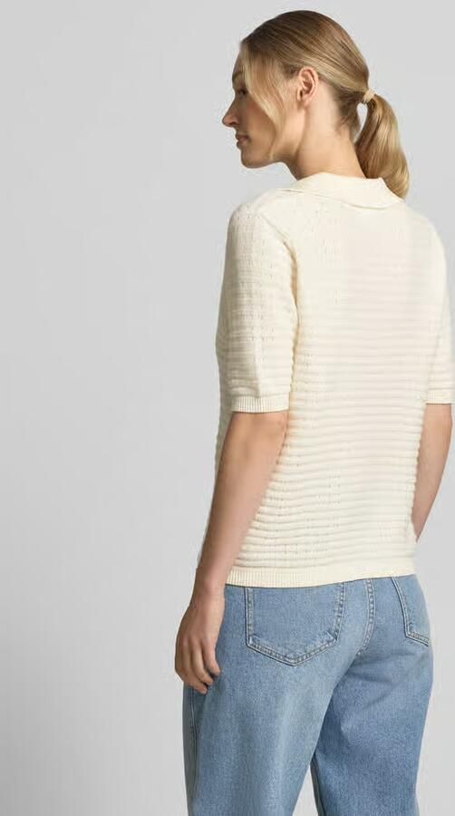 Comma Regular fit poloshirt van katoenmix - Foto 3