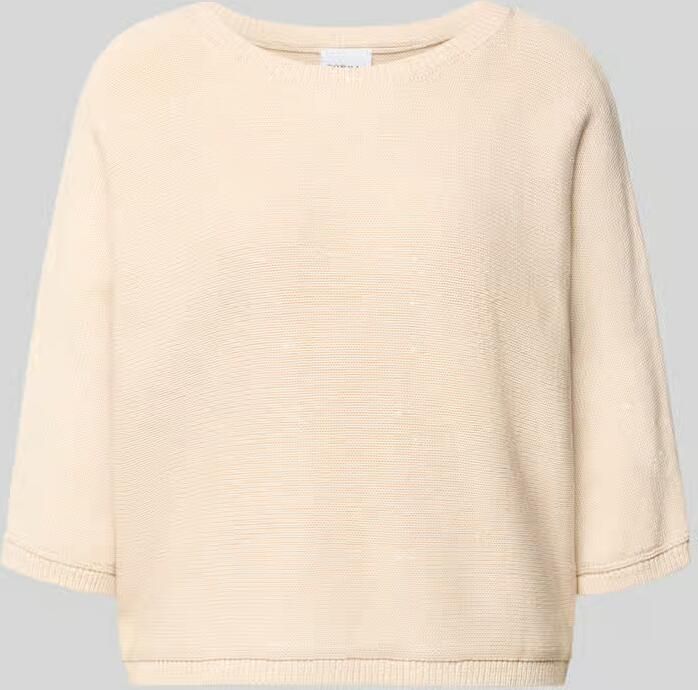 Comma regular fit pullover in tricotlook met paillettenafwerking - Foto 2