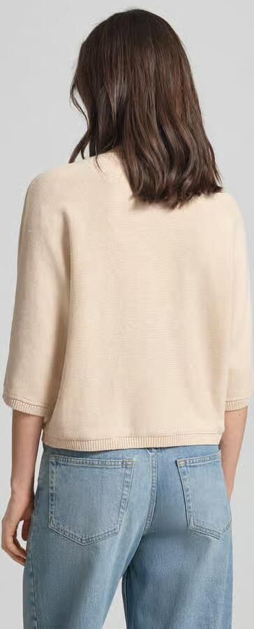 Comma regular fit pullover in tricotlook met paillettenafwerking - Foto 3