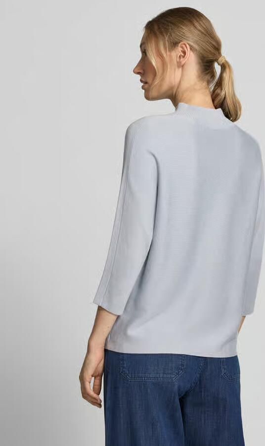 Comma Regular fit pullover van viscosemix - Foto 3
