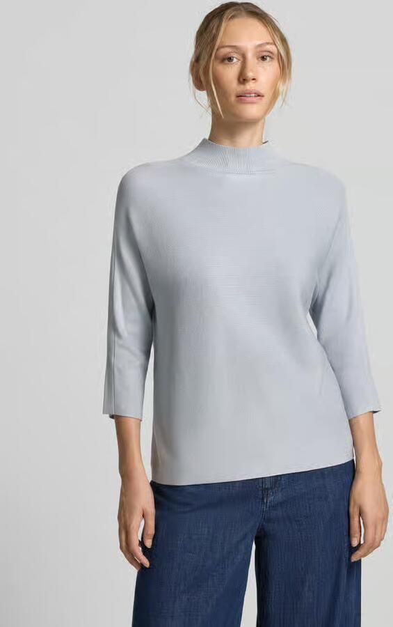 Comma Regular fit pullover van viscosemix - Foto 2