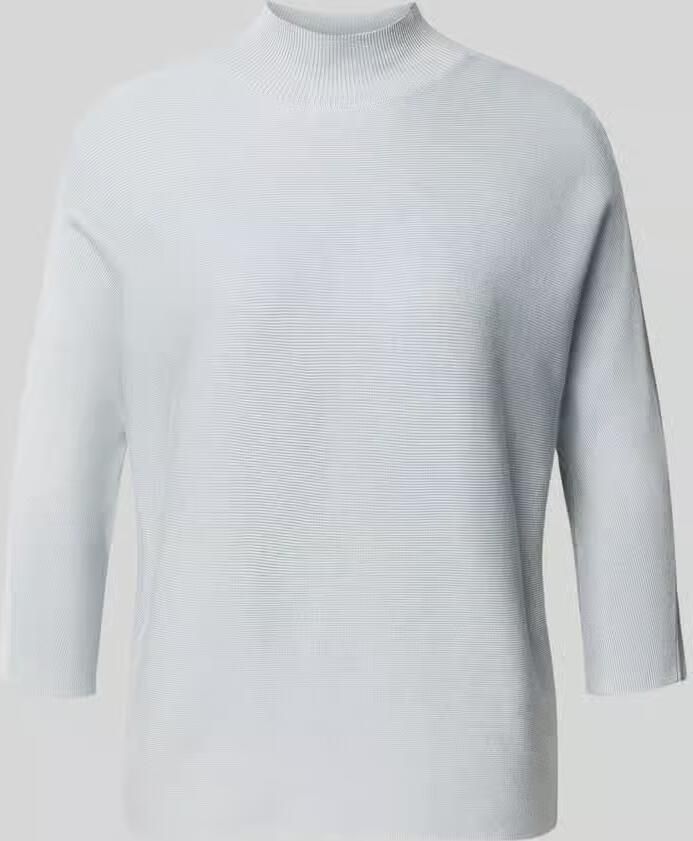 Comma Regular fit pullover van viscosemix - Foto 2