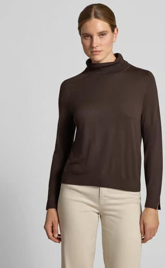 Comma Regular fit pullover van viscosemix - Foto 2
