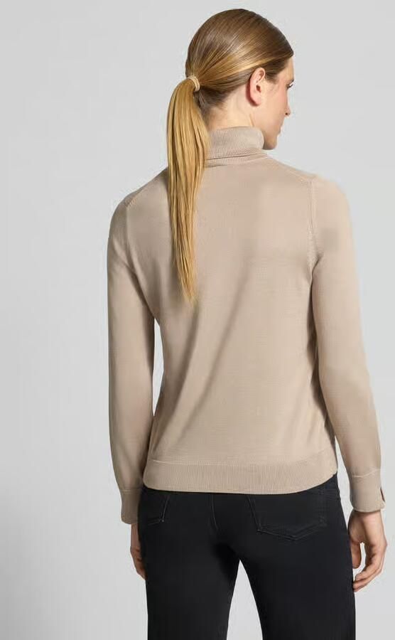 Comma Regular fit pullover van viscosemix - Foto 2