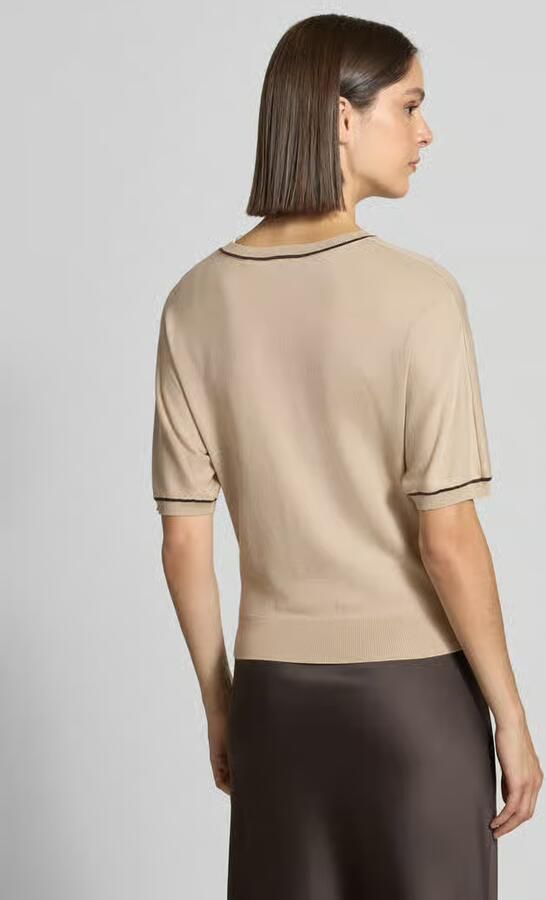 Comma Regular fit pullover van viscosemix in tricotlook - Foto 2