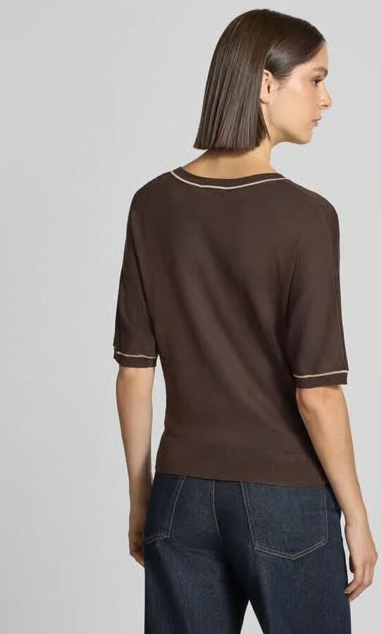 Comma Regular fit pullover van viscosemix in tricotlook - Foto 2