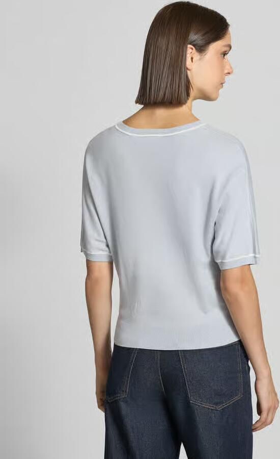 Comma Regular fit pullover van viscosemix in tricotlook - Foto 3