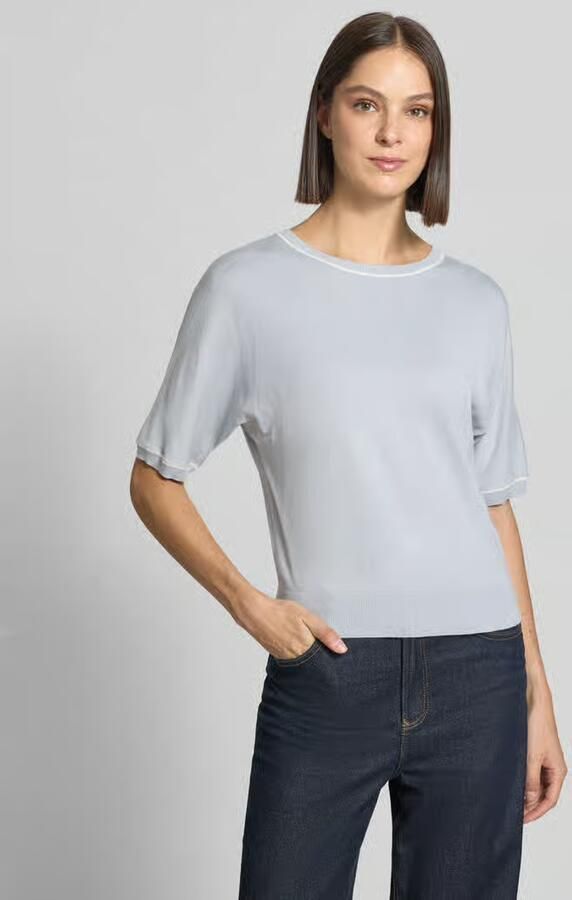 Comma Regular fit pullover van viscosemix in tricotlook - Foto 2