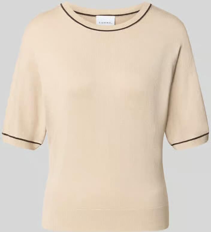 Comma Regular fit pullover van viscosemix in tricotlook - Foto 2