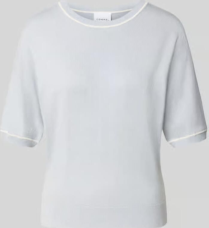 Comma Regular fit pullover van viscosemix in tricotlook - Foto 2