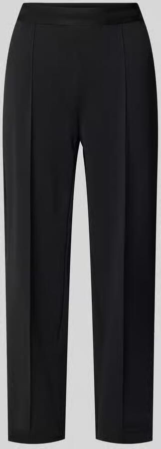Comma Regular fit stoffen broek met vaste persplooien