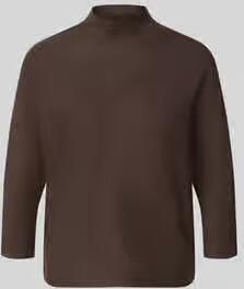 Comma regular fit sweatshirt van viscosemix