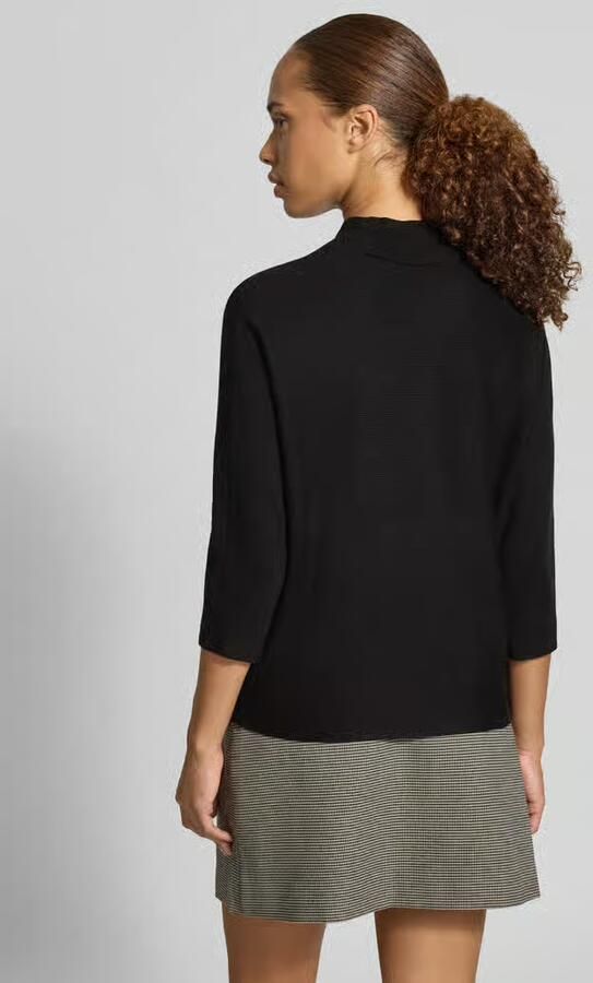 Comma regular fit sweatshirt van viscosemix