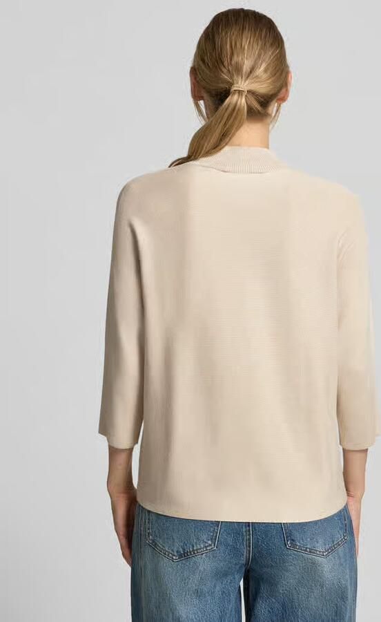 Comma regular fit sweatshirt van viscosemix