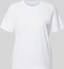 Comma regular fit T-shirt met motiefprint