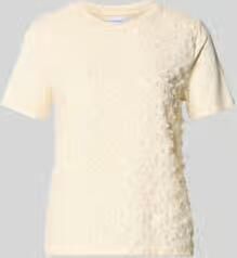 Comma Regular fit T-shirt met viscose