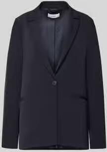 Comma Relaxed fit blazer met reverskraag