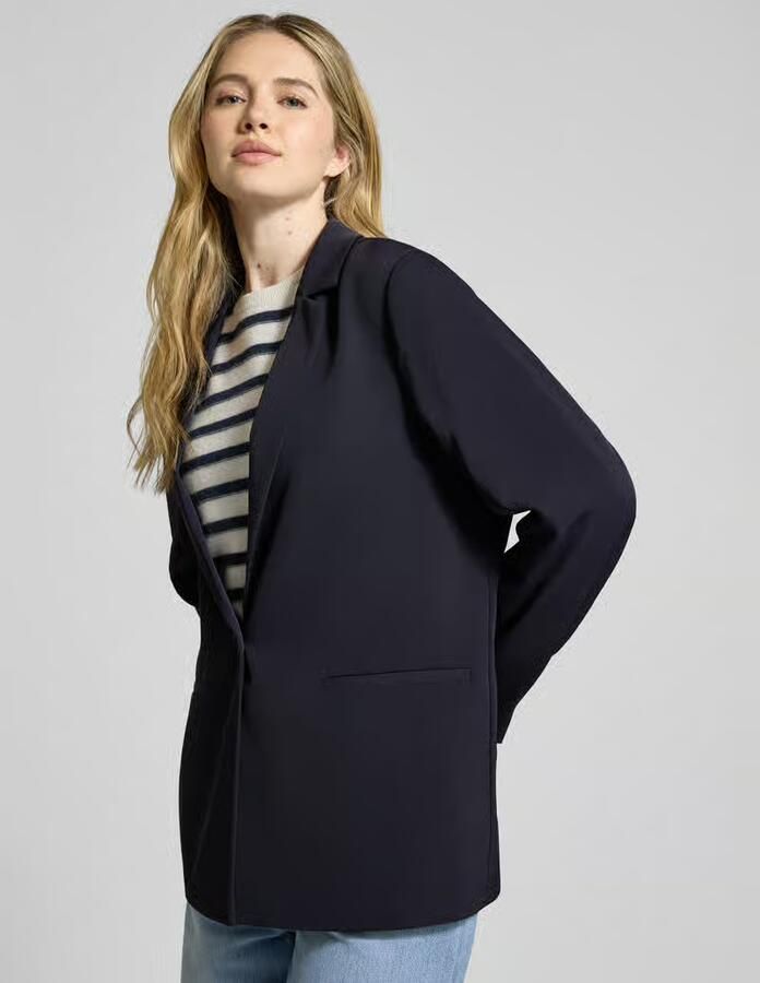 Comma Relaxed fit blazer met reverskraag - Foto 2