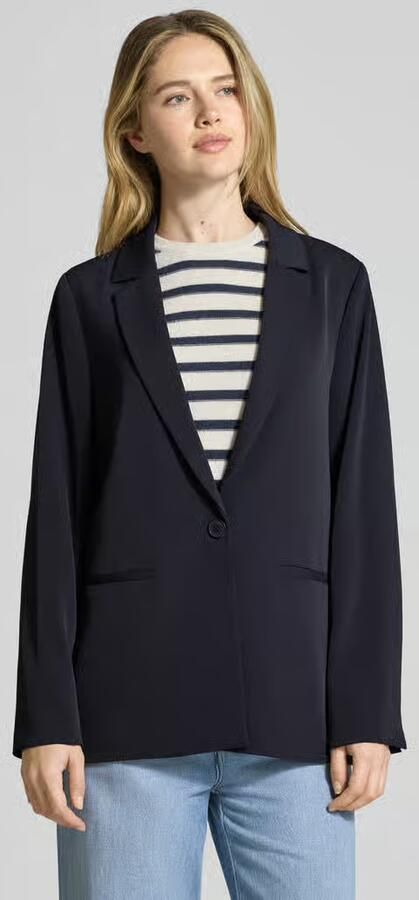 Comma Relaxed fit blazer met reverskraag - Foto 2