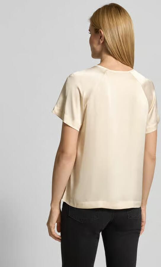 Comma Relaxed fit blouse met geplooide plooien - Foto 6