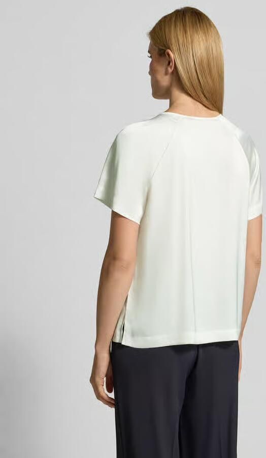 Comma Relaxed fit blouse met geplooide plooien - Foto 3