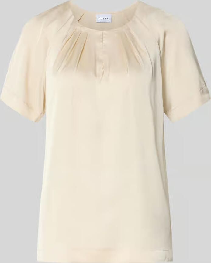 Comma Relaxed fit blouse met plooien