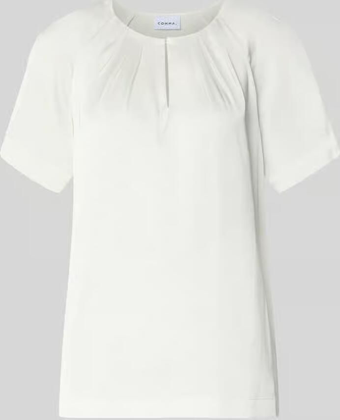 Comma Relaxed fit blouse met plooien