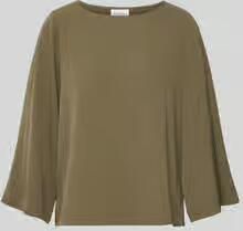 Comma relaxed fit blouse met ronde hals
