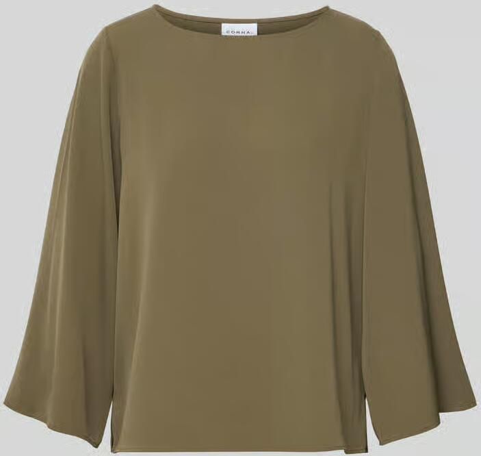 Comma relaxed fit blouse met ronde hals - Foto 2