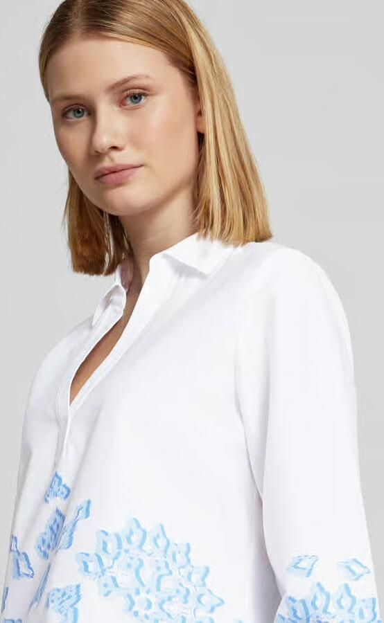 Comma Relaxed fit blouse met V-hals
