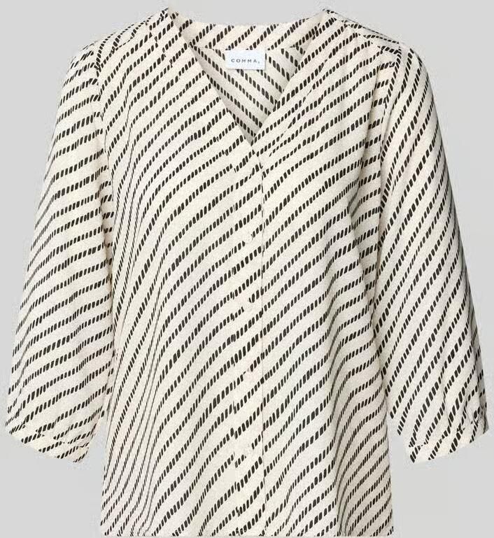 Comma Relaxed fit blouse met V-hals