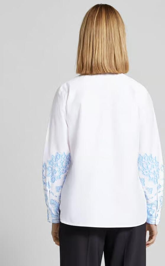 Comma Relaxed fit blouse met V-hals - Foto 4