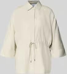 Comma relaxed fit blouse van lyocellmix met 3 4-mouw