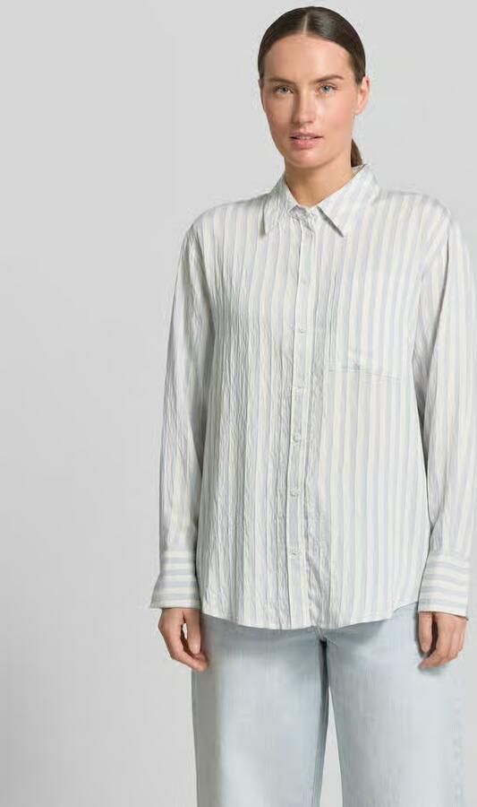 Comma relaxed fit blouse van viscosemix - Foto 3