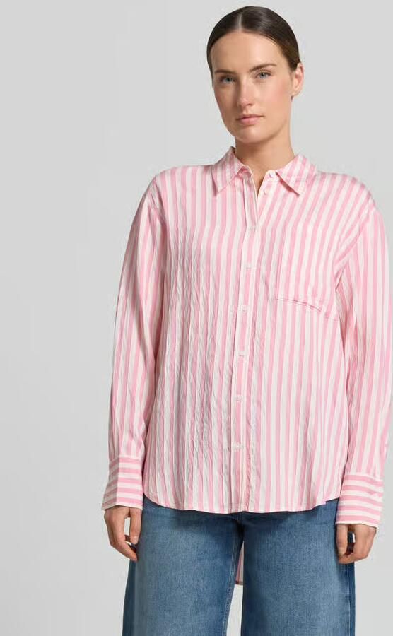 Comma relaxed fit blouse van viscosemix - Foto 6
