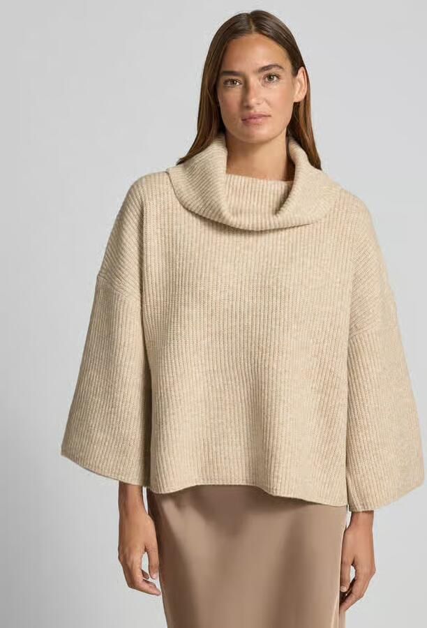 Comma Relaxed fit gebreide pullover met wol - Foto 2