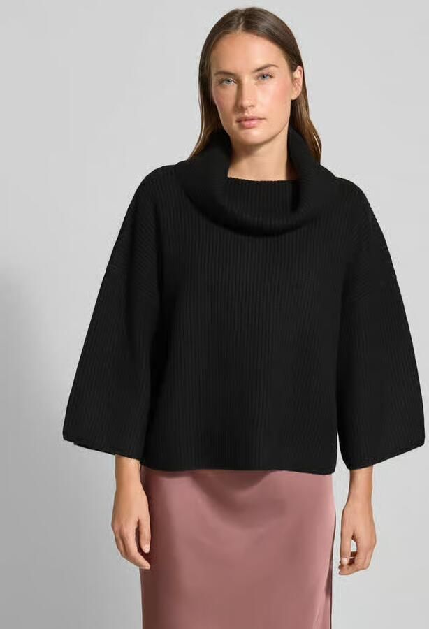 Comma Relaxed fit gebreide pullover met wol - Foto 2