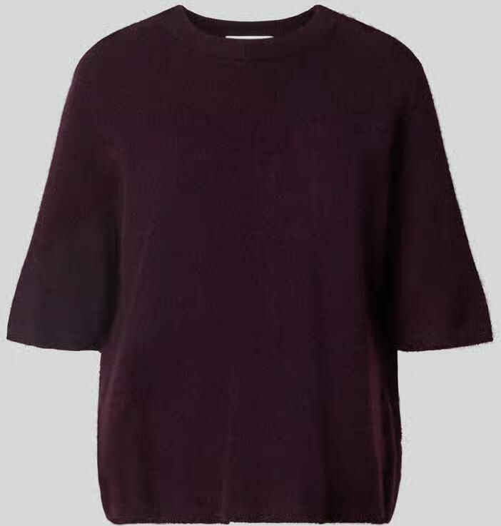 Comma relaxed fit gebreide pullover van pure wol