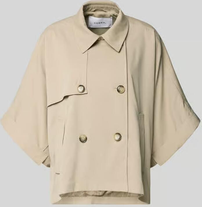 Comma Relaxed fit jack in design met korte mouwen