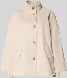 Comma Relaxed fit Jack met Opstaande kraag