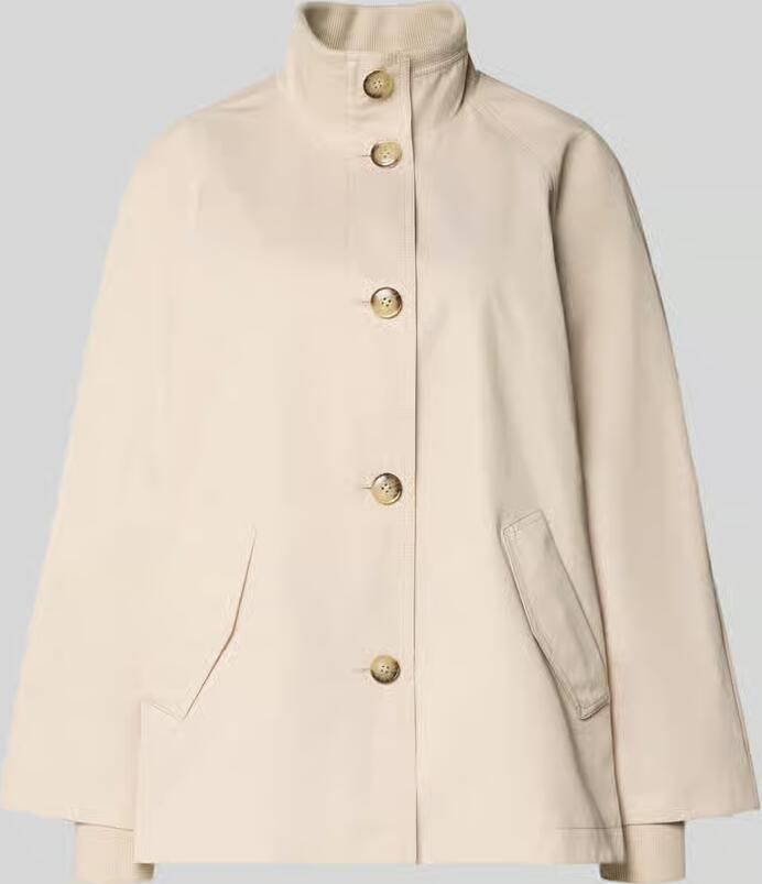 Comma Relaxed fit jack met opstaande kraag